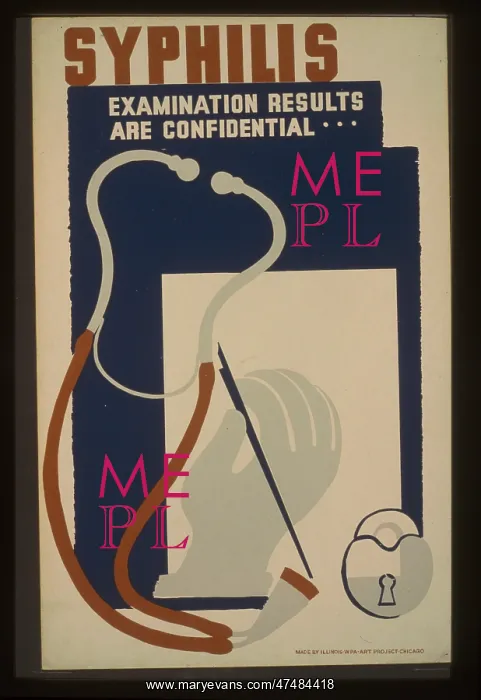 : Syphilis - Examination results are confidential : Syphilis - Examination results are confidential
