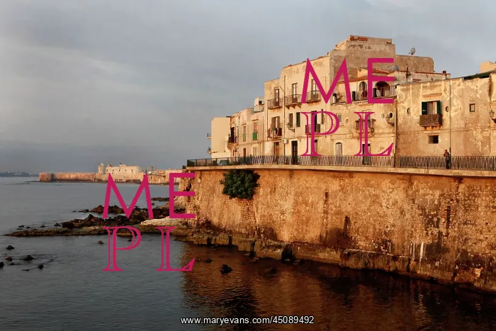 : Syracuse. General view of Lungomare d'Ortigia : Syracuse. General view of Lungomare d'Ortigia