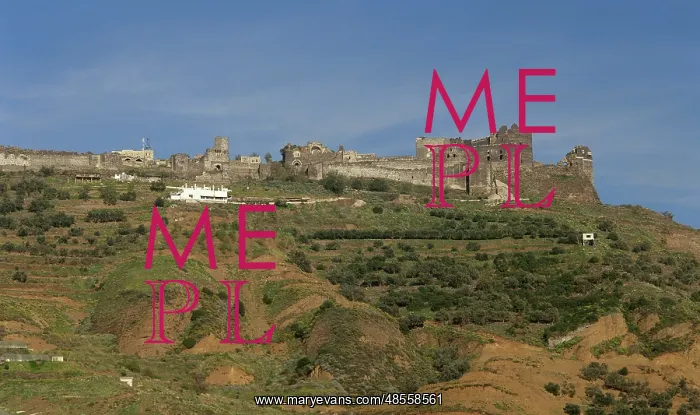 : Syria. Baniyas. Margat castle : Syria. Baniyas. Margat castle
