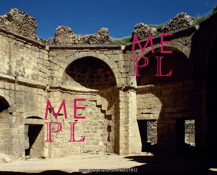 : Syria. Bosra. Hammab Manshak. Old public baths. 14th century : Syria. Bosra. Hammab Manshak. Old public baths. 14th century