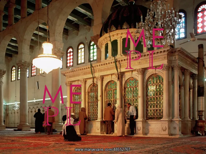 : Syria. Great Mosque of Damascus. Interior : Syria. Great Mosque of Damascus. Interior
