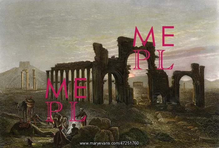 : SYRIA / PALMYRA / ARCH C1840 : SYRIA / PALMYRA / ARCH C1840