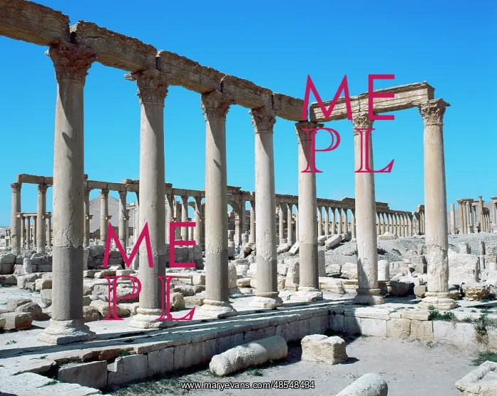 : Syria. Palmyra. Baths of Diocletian. 4th century AD. Ruins : Syria. Palmyra. Baths of Diocletian. 4th century AD. Ruins