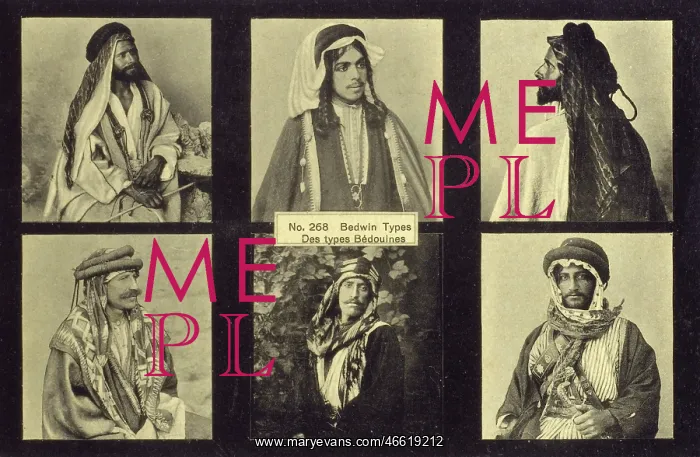: Syrian Bedouin Men - Costume series (2 / 3) : Syrian Bedouin Men - Costume series (2 / 3)
