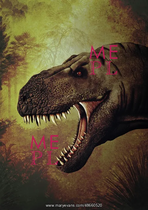 : T-rex portrait : T-rex portrait