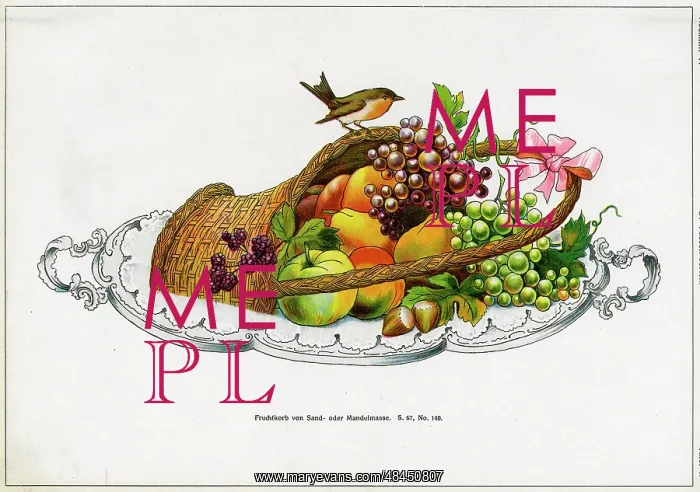: Table display -- fruit basket : Table display -- fruit basket