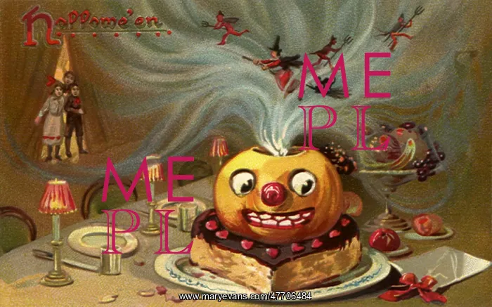  : Table with Eerie Cake