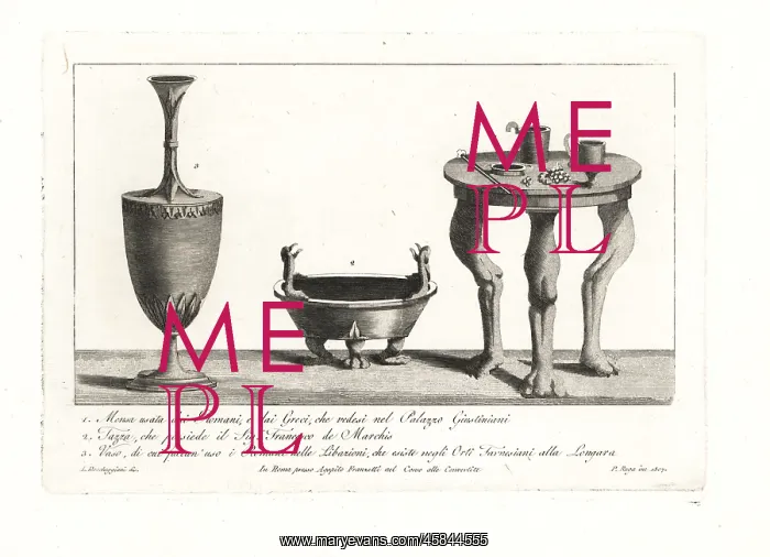 : Table with lion legs, used by the Romans and the Greeks : Table with lion legs, used by the Romans and the Greeks