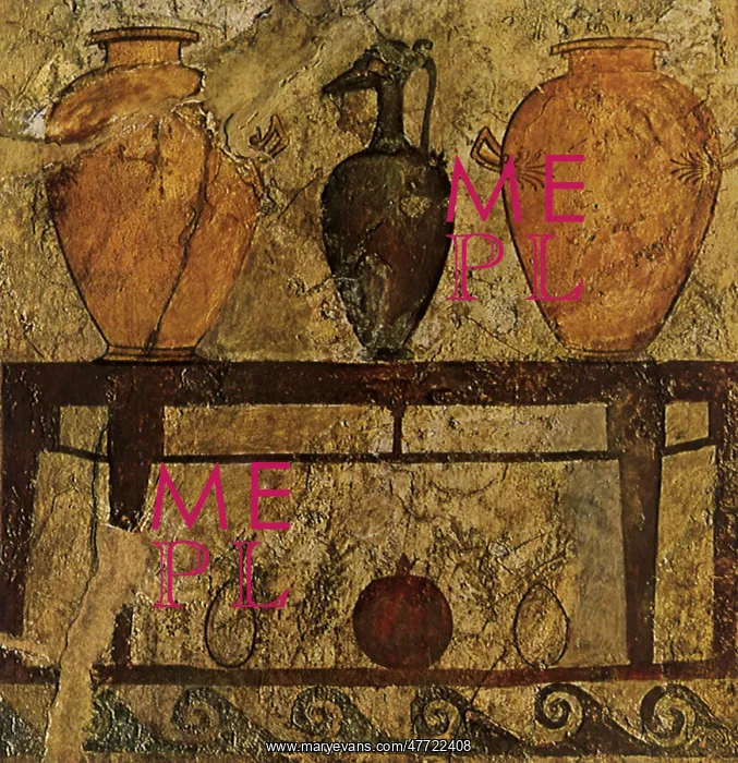  : Table with Offerings to the Dead