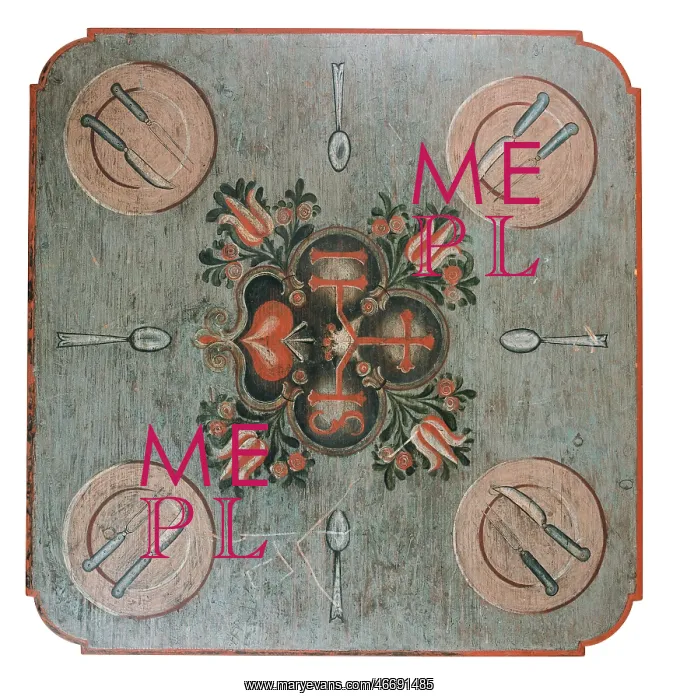 : Top of a table of Peter Brunner. Hilbern (Schiedlberg) : Top of a table of Peter Brunner. Hilbern (Schiedlberg)