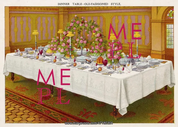 : Table Setting - Beeton : Table Setting - Beeton
