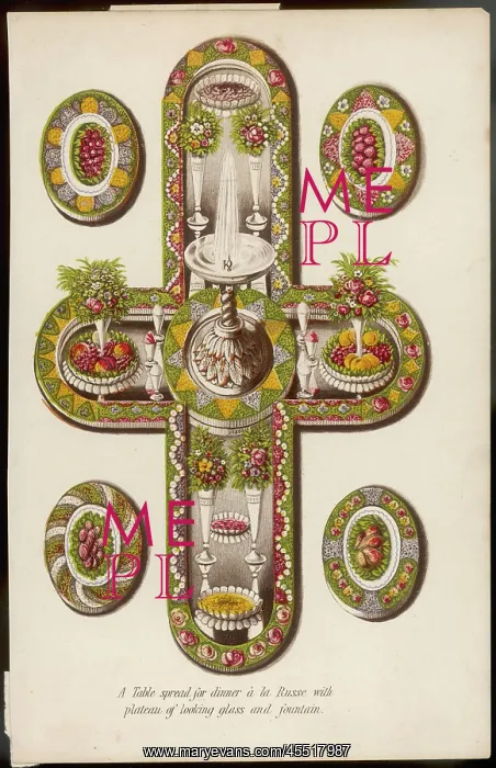  : TABLE SETTING RUSSE
