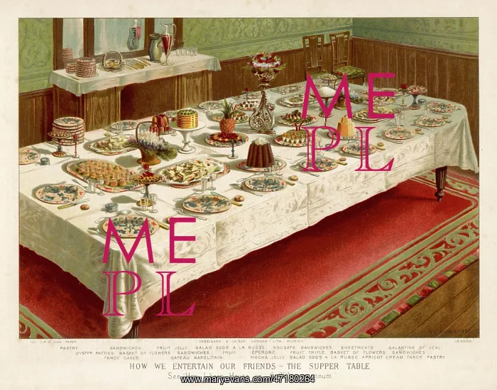  : Table Settings 1885