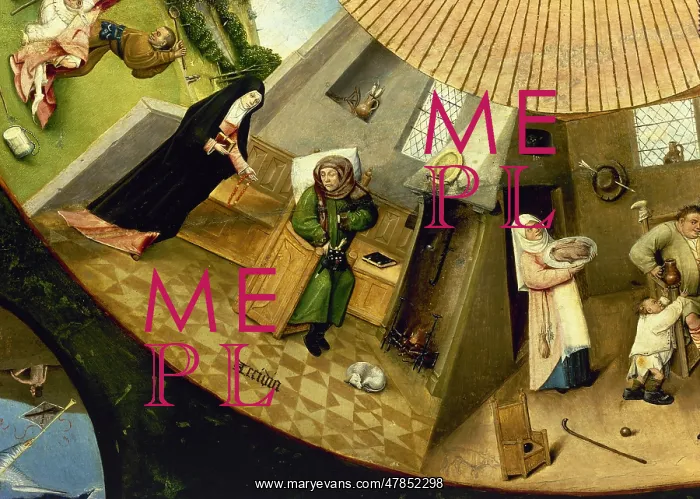 : Table of the Seven Deadly Sins by Hieronymus Bosch : Table of the Seven Deadly Sins by Hieronymus Bosch
