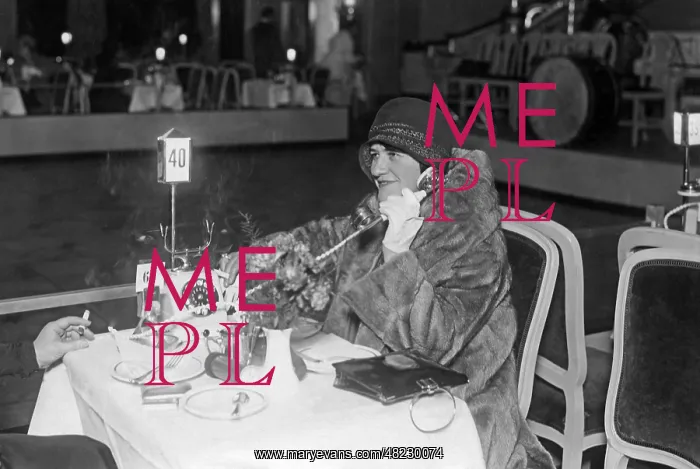 : Table telephone in the dance palace, 1929 : Table telephone in the dance palace, 1929