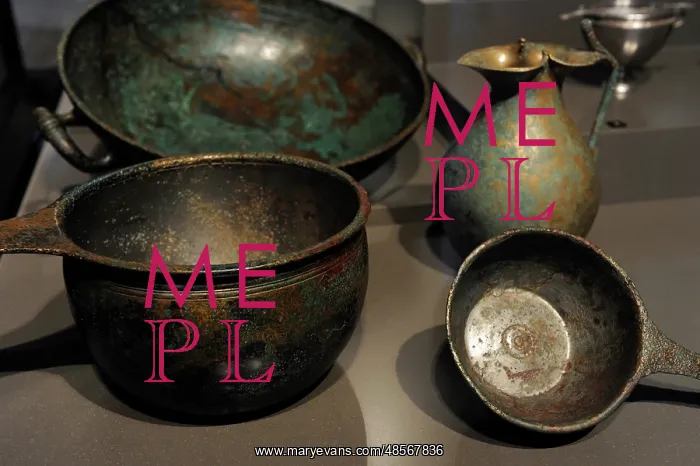 : Tableware. 1-375 AD. Roman import objects. Germanic Tribes : Tableware. 1-375 AD. Roman import objects. Germanic Tribes