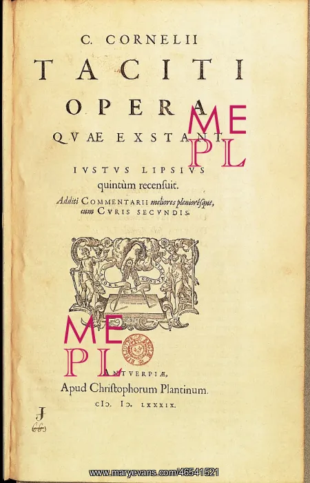 : TACITUS, Publius Cornelius (55-120) : TACITUS, Publius Cornelius (55-120)