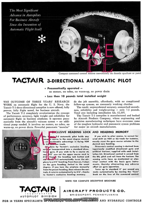: Tactair Autopilots : Tactair Autopilots