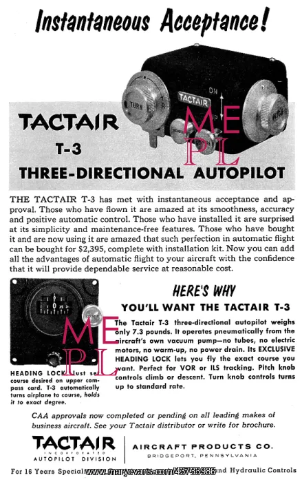 : Tactair Autopilots : Tactair Autopilots