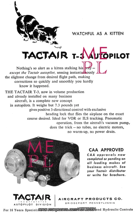 : Tactair T-3 Autopilot : Tactair T-3 Autopilot