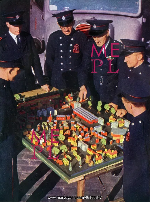 : A Tactical Table made by Men of the Auxiliary Fire Service : A Tactical Table made by Men of the Auxiliary Fire Service