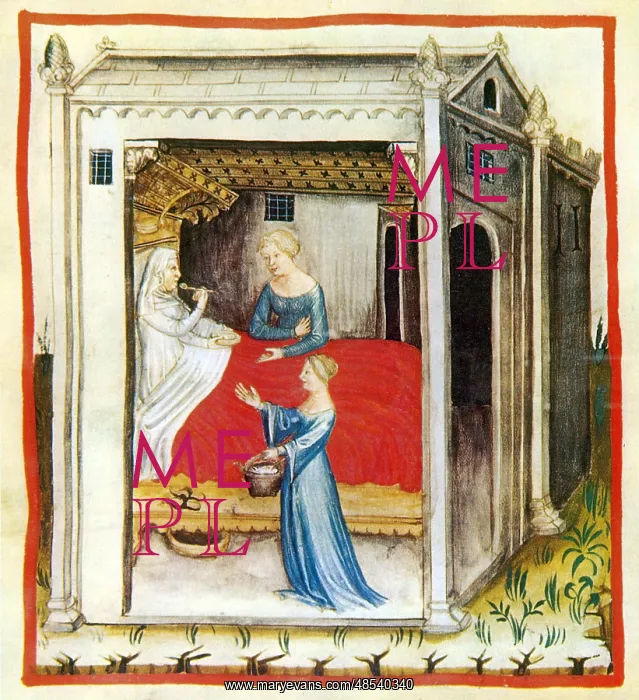 : Tacuinum Sanitatis, Barley Soup : Tacuinum Sanitatis, Barley Soup