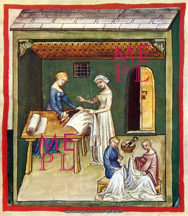 : Tacuinum Sanitatis, Linen Clothing : Tacuinum Sanitatis, Linen Clothing