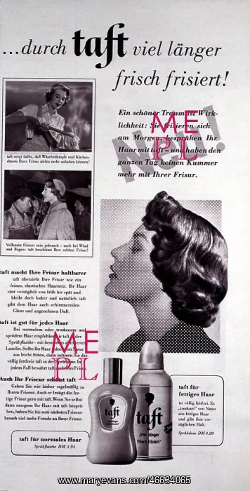  : Taft hair lacquer advert