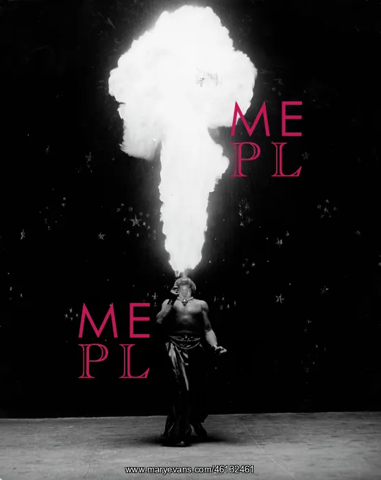 : Tagora, the fire eater performing at the Empire Pool : Tagora, the fire eater performing at the Empire Pool