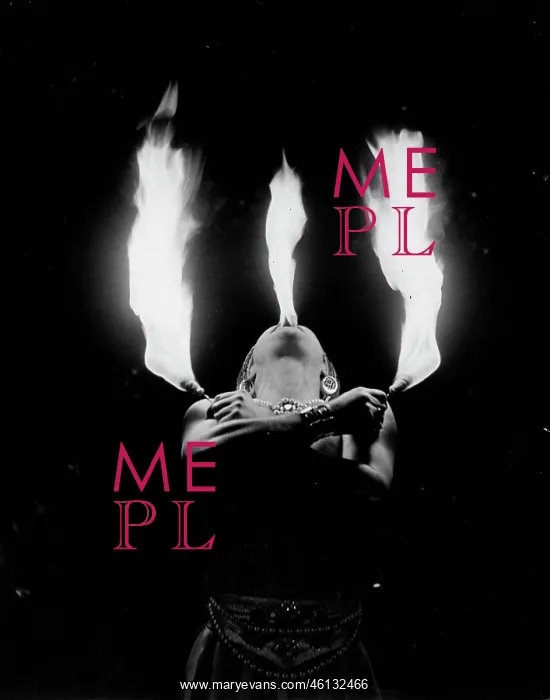 : Tagora, the fire eater performing at the Empire Pool : Tagora, the fire eater performing at the Empire Pool