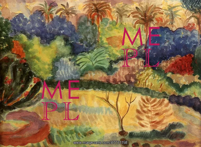  : Tahitian Landscape, by Gauguin