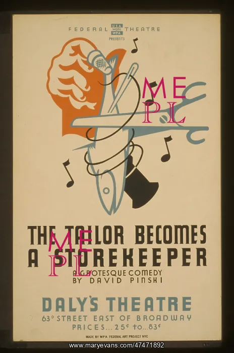 : The tailor becomes a storekeeper A grotesque comedy by David : The tailor becomes a storekeeper A grotesque comedy by David
