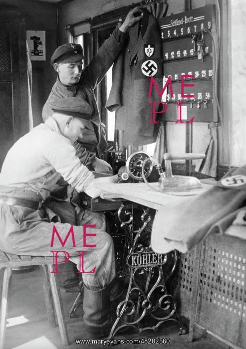 : Tailoring in a work camp, 1933 : Tailoring in a work camp, 1933
