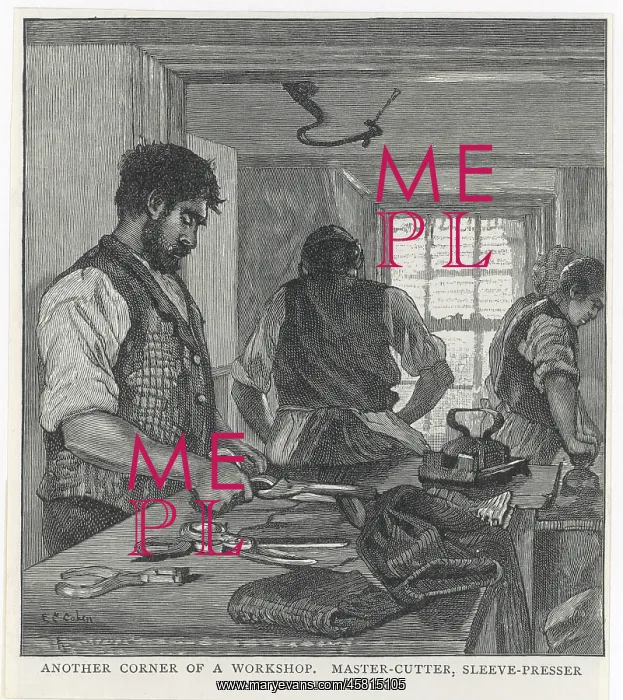 : Tailor's Workshop - 1890 : Tailor's Workshop - 1890