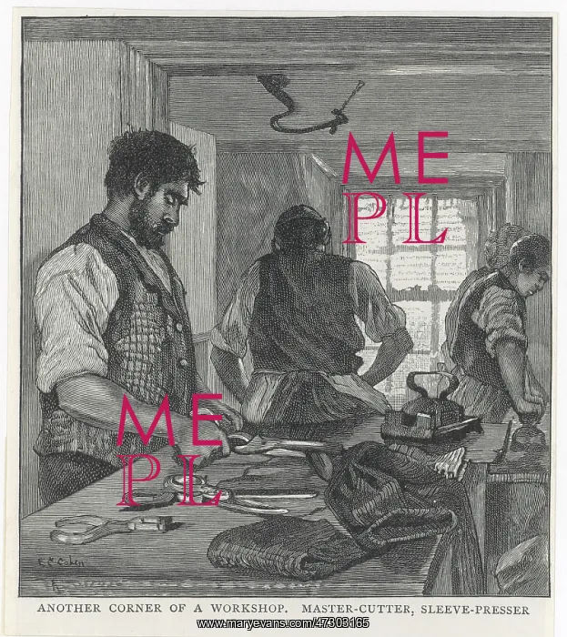 : Tailor's Workshop - 1890 : Tailor's Workshop - 1890