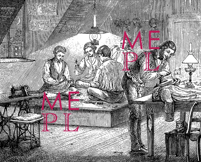 : Tailors in the workshop : Tailors in the workshop