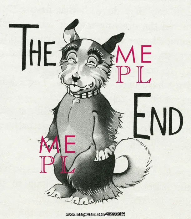 : Tailpiece design, Jeek the puppy : Tailpiece design, Jeek the puppy