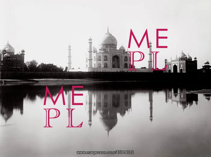 : Taj Mahal reflection, Agra, India : Taj Mahal reflection, Agra, India