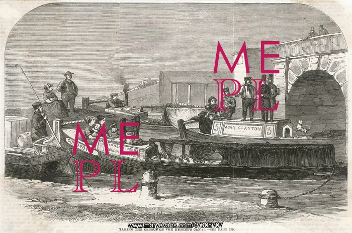  : Taking Census - Canal - 1861