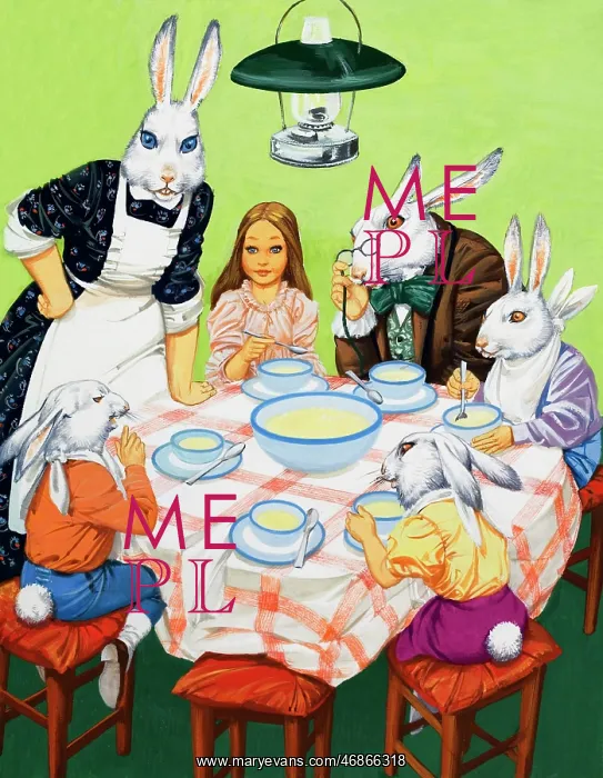  : Taking tea with rabbits