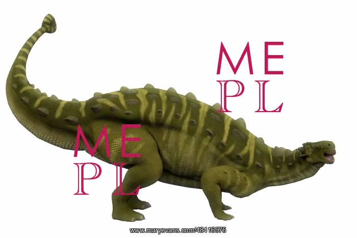 : Talarurus dinosaur, side profile : Talarurus dinosaur, side profile