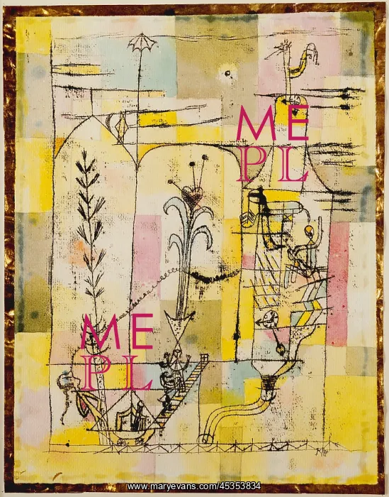 : TALE A LA HOFFMANN, by Paul Klee : TALE A LA HOFFMANN, by Paul Klee