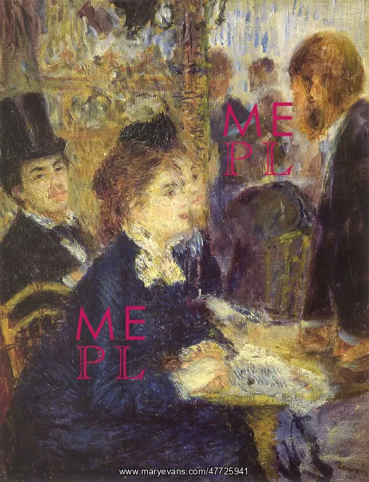: Talking in a Cafe, by Renoir : Talking in a Cafe, by Renoir