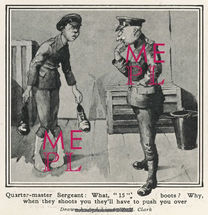 : TALL SOLDIER RIDICULED : TALL SOLDIER RIDICULED
