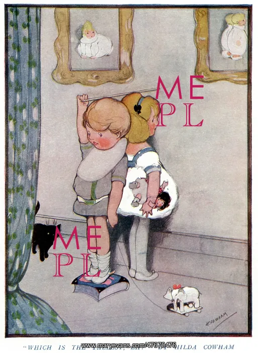 : Which is the tallest, by Hilda Cowham : Which is the tallest, by Hilda Cowham