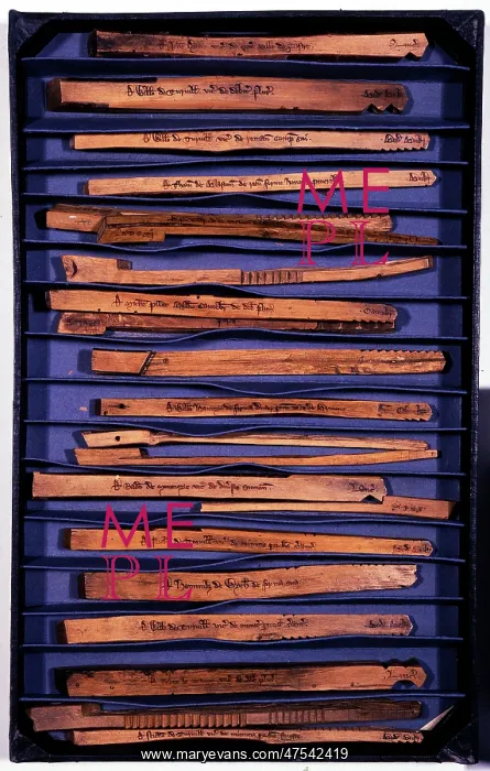 : Tally sticks : Tally sticks