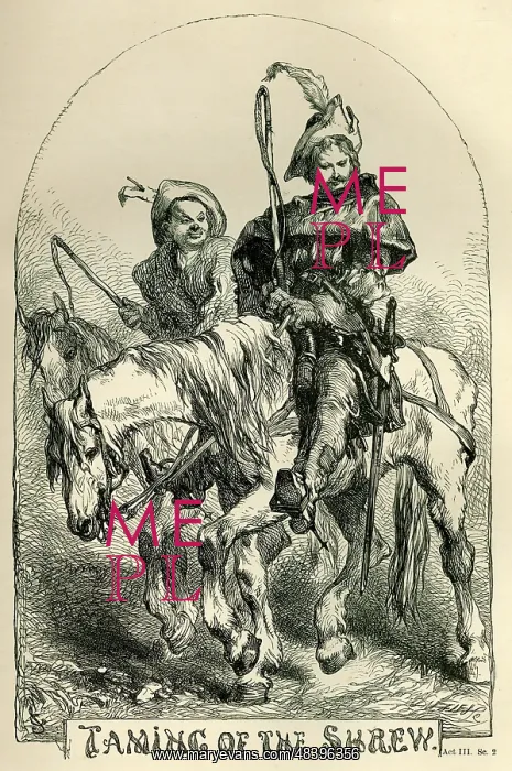 : The Taming of the Shrew - title page : The Taming of the Shrew - title page