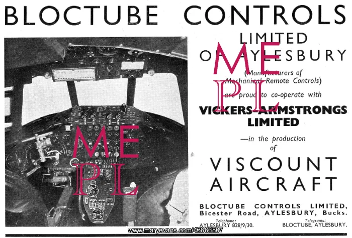 : Tampier Bloctube Aircraft Mechanical Controls : Tampier Bloctube Aircraft Mechanical Controls