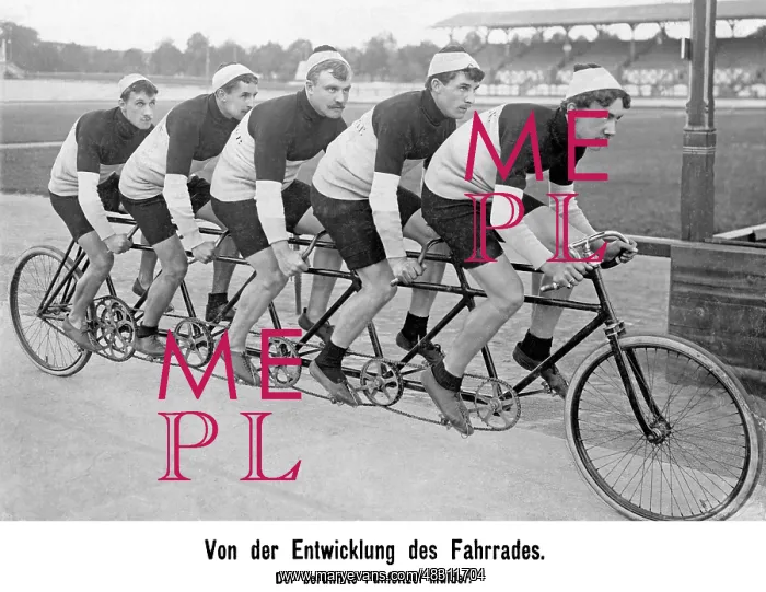 : Tandem bycicle, 1914 : Tandem bycicle, 1914