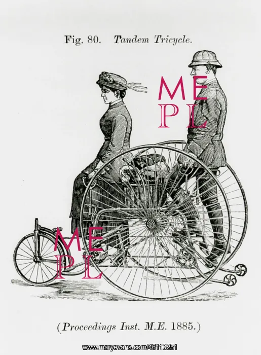  : Tandem tricycle